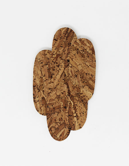 Pieces - Assymetrical Pin - Natural cork