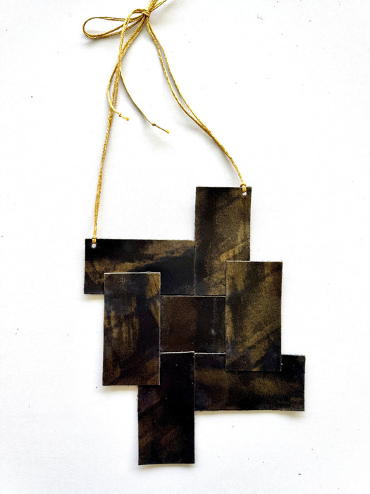 Le Corbusier Brass Necklace - Sustainable Modular Jewellery