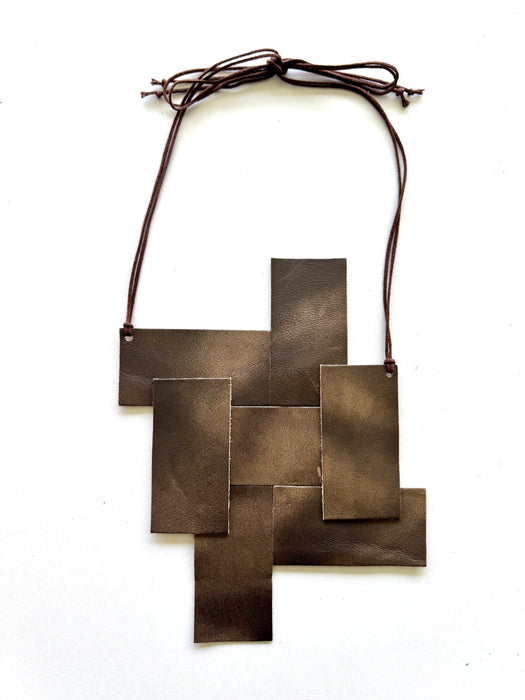 Le Corbusier Brown Necklace - Sustainable Modular Jewellery