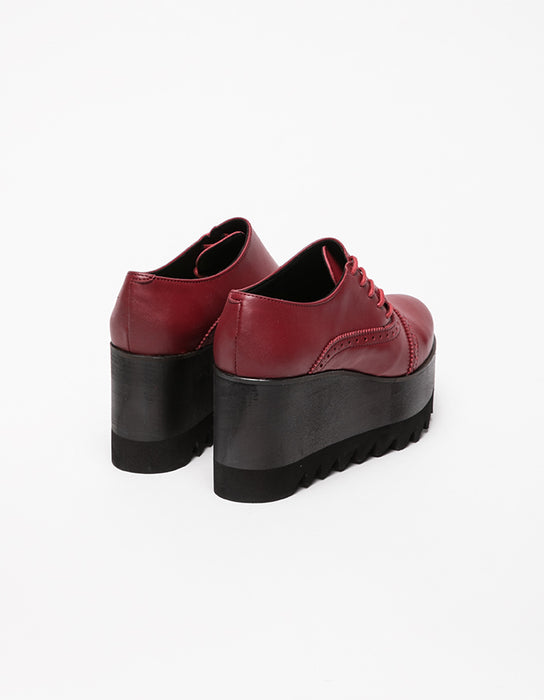 Dali Derby Red & Black Shoes