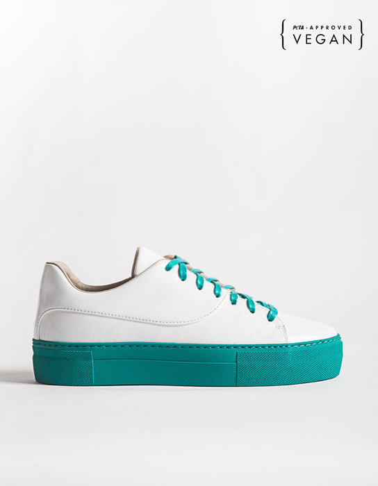 Laureline White Vegan Sneakers