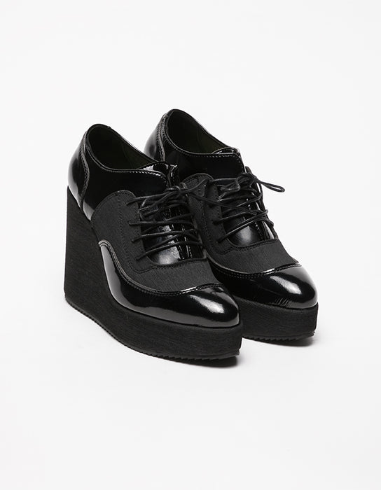 Magrite Black Varnish & Asphalt Shoes