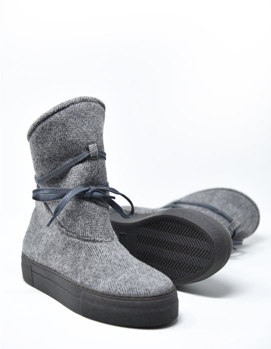 Michone Burel Fur Grey Boots