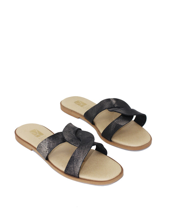 Ring Bio Leather Grey Sandal - Limited Edition