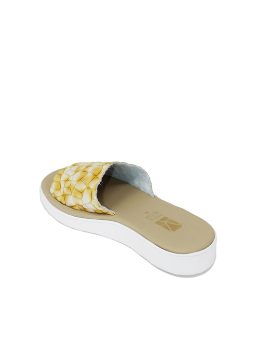 Stripe Platform Yellow Sandal - Limited Edition