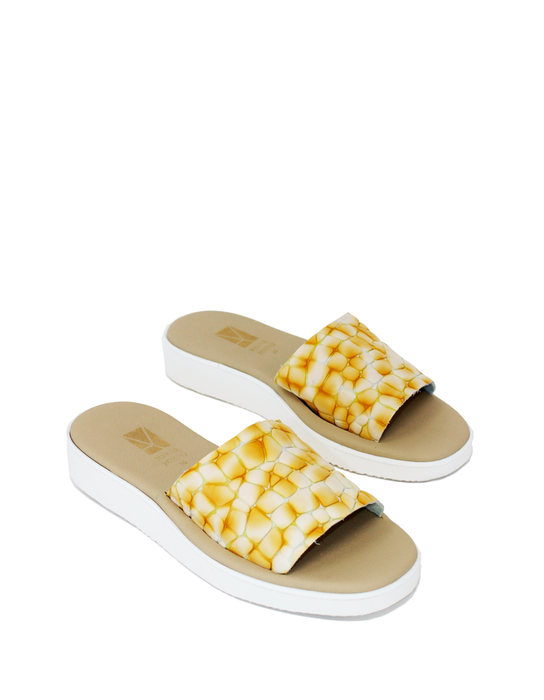 Stripe Platform Yellow Sandal - Limited Edition